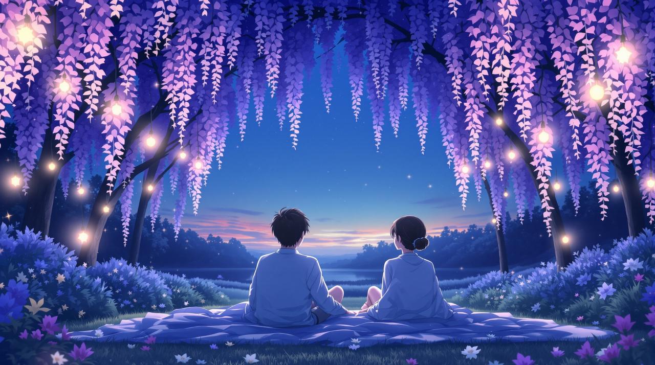 红果漫剧资讯 - 七夕特别企划：「紫藤之约」情侣短剧马拉松